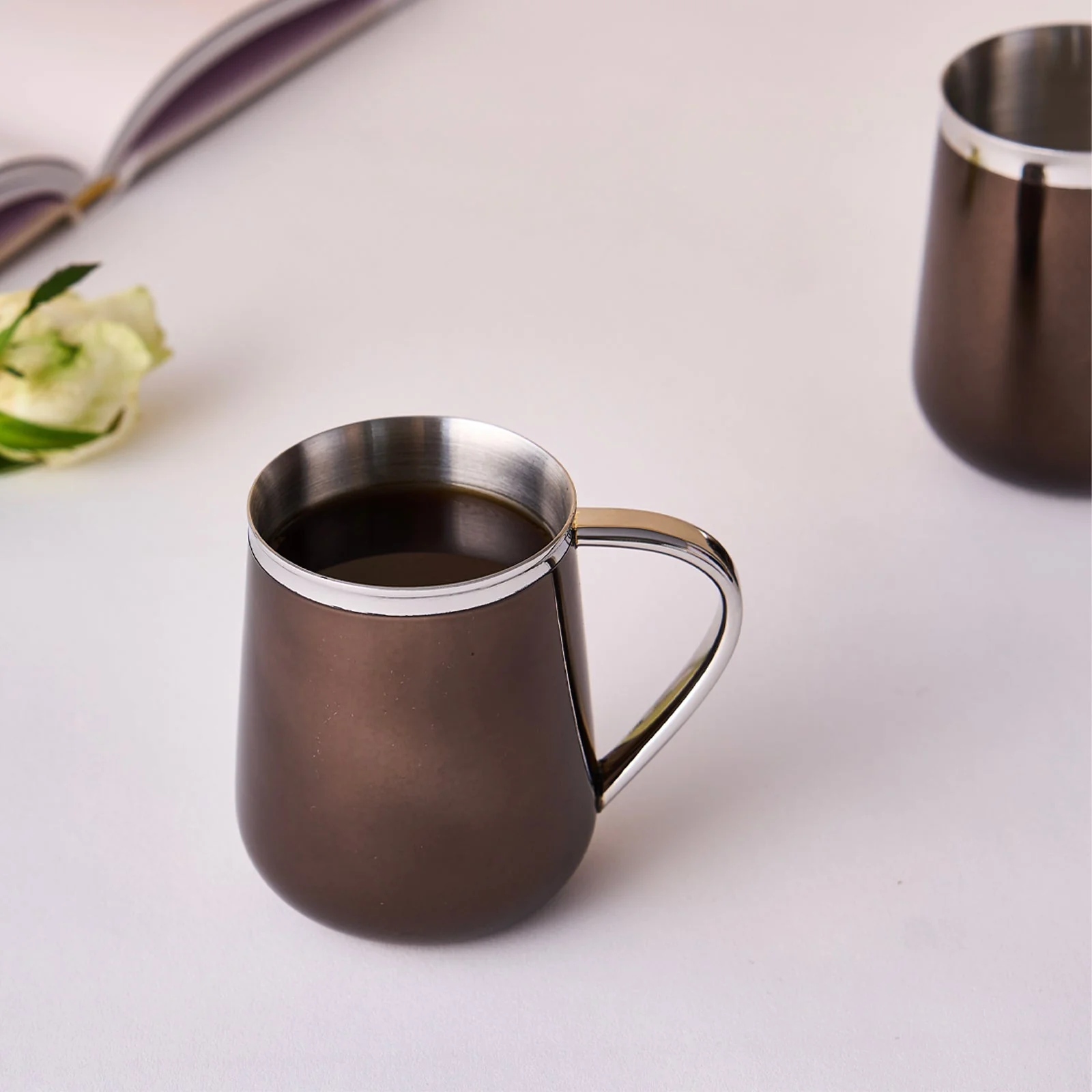 Art Deco Mug | Set of 2 | Bronze - Image 8