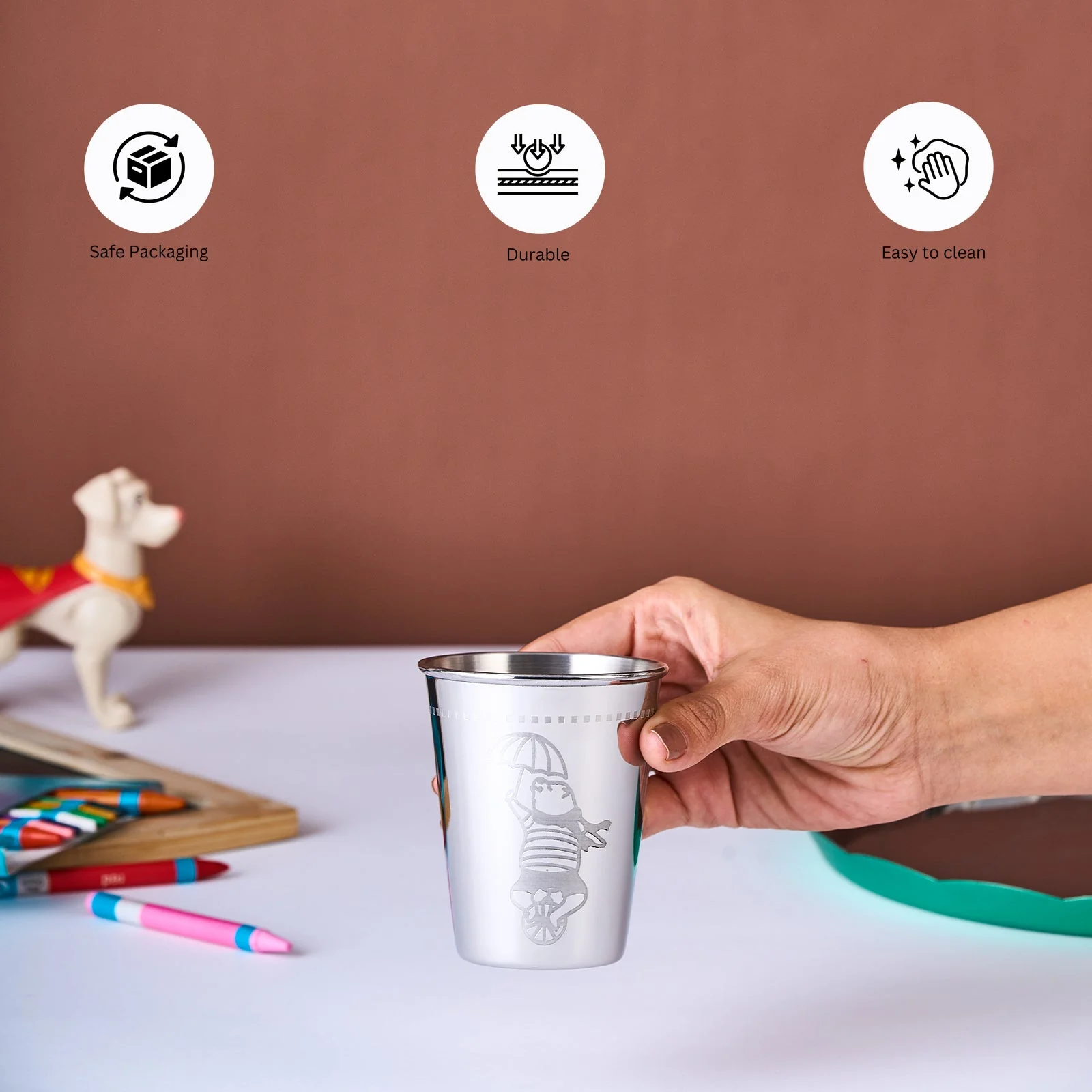 Carnival Bear Stainless Steel Tumbler - Image 7
