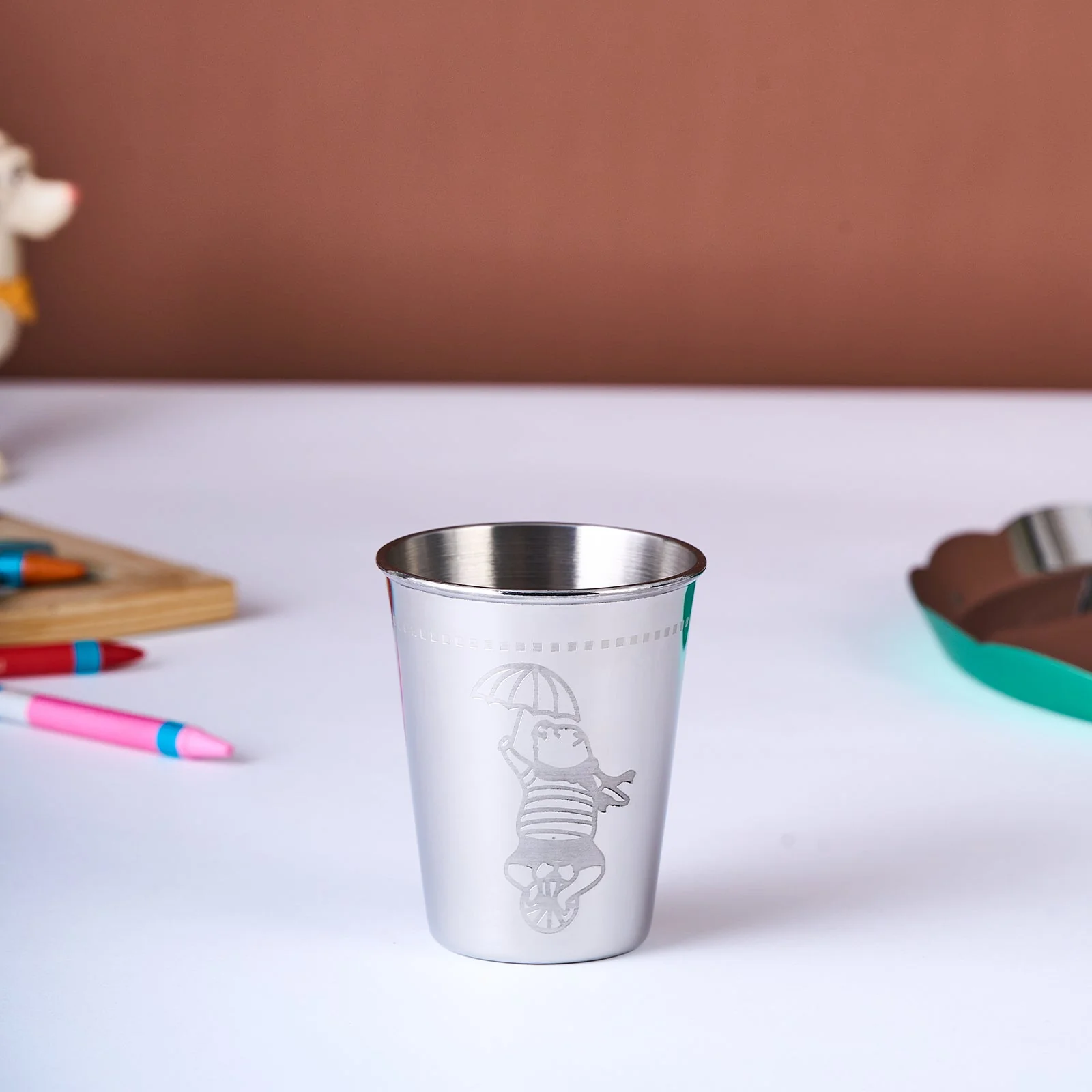 Carnival Bear Stainless Steel Tumbler - Image 9