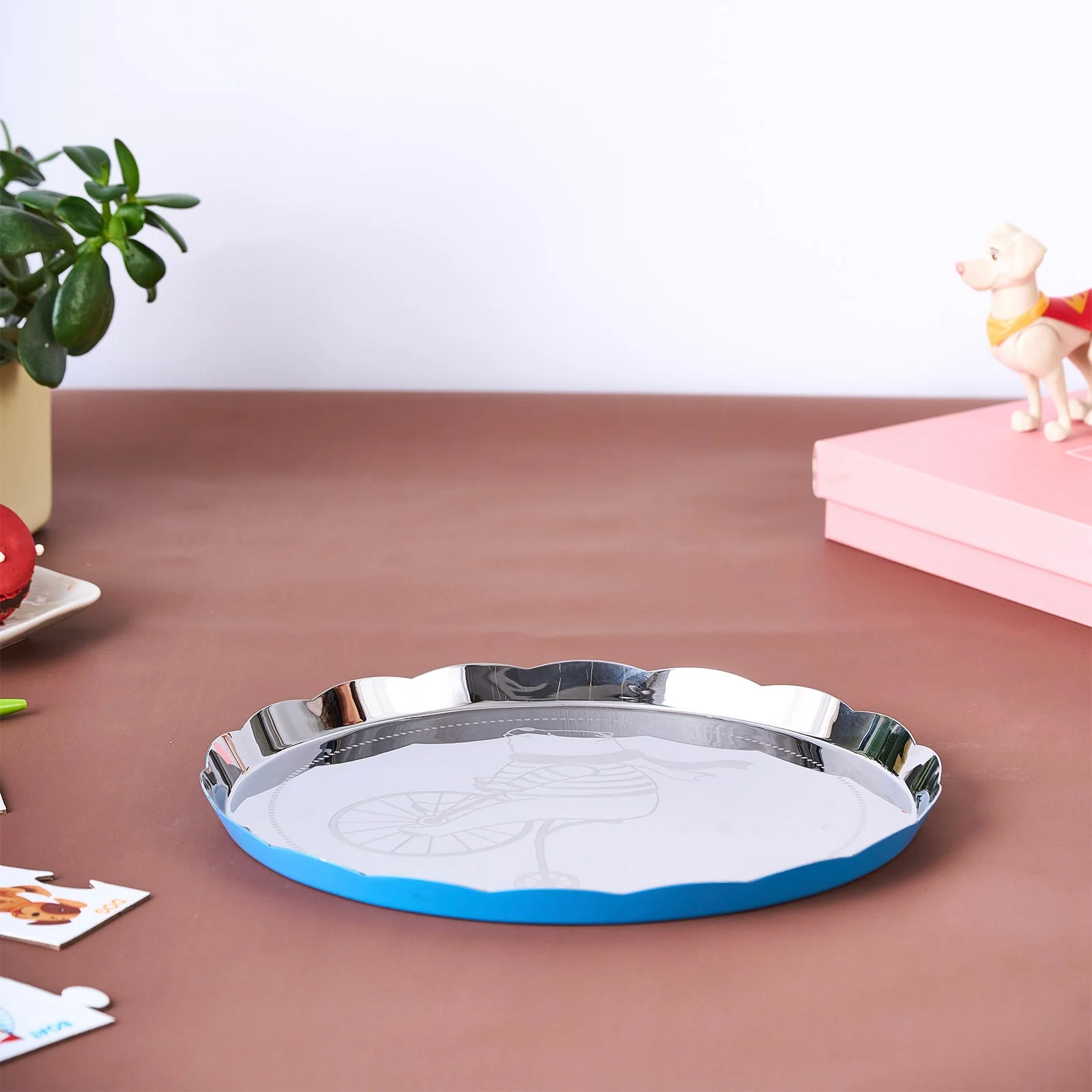 Carnival Thali | Large | Blue - Image 12