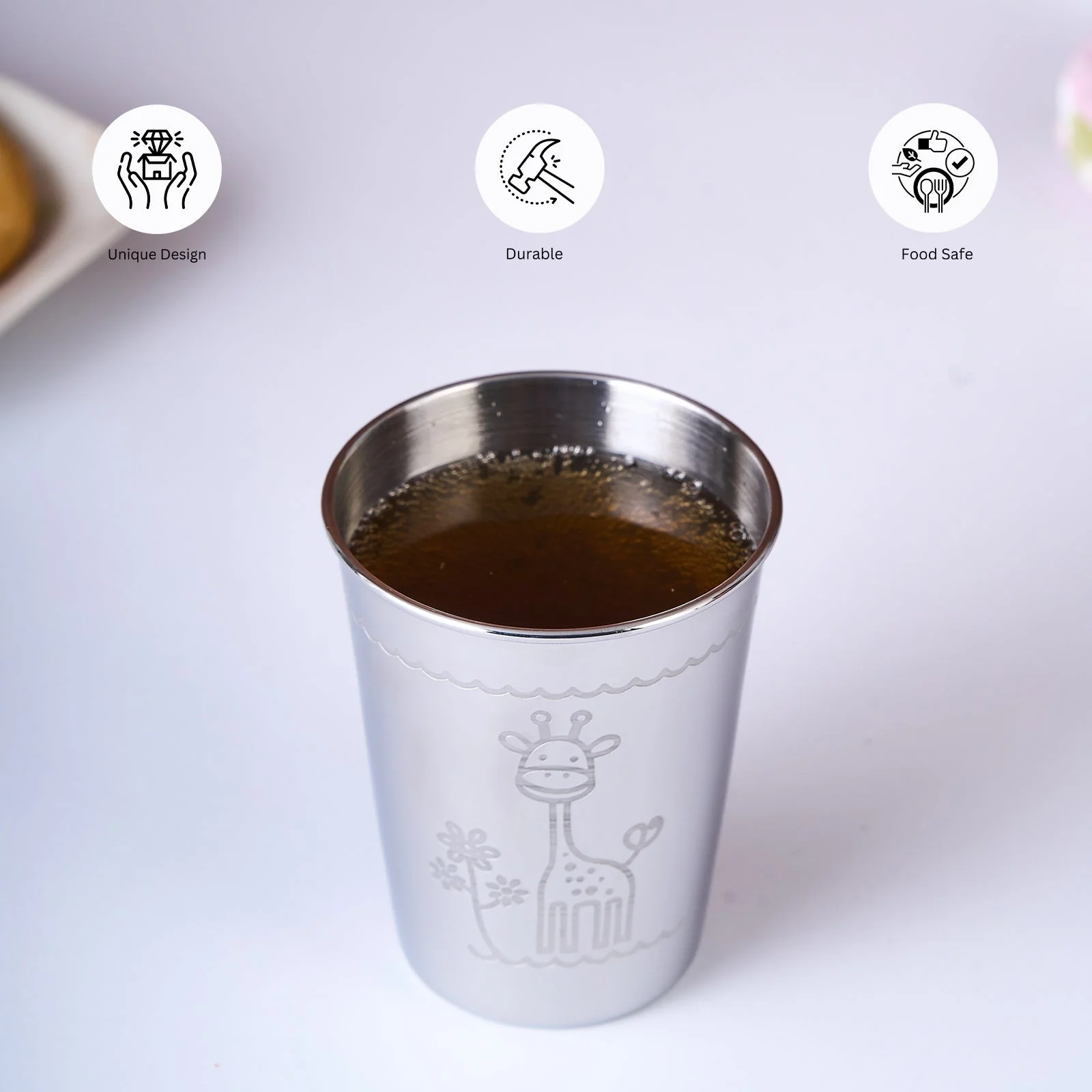Carnival Giraffe Stainless Steel Tumbler - Image 4