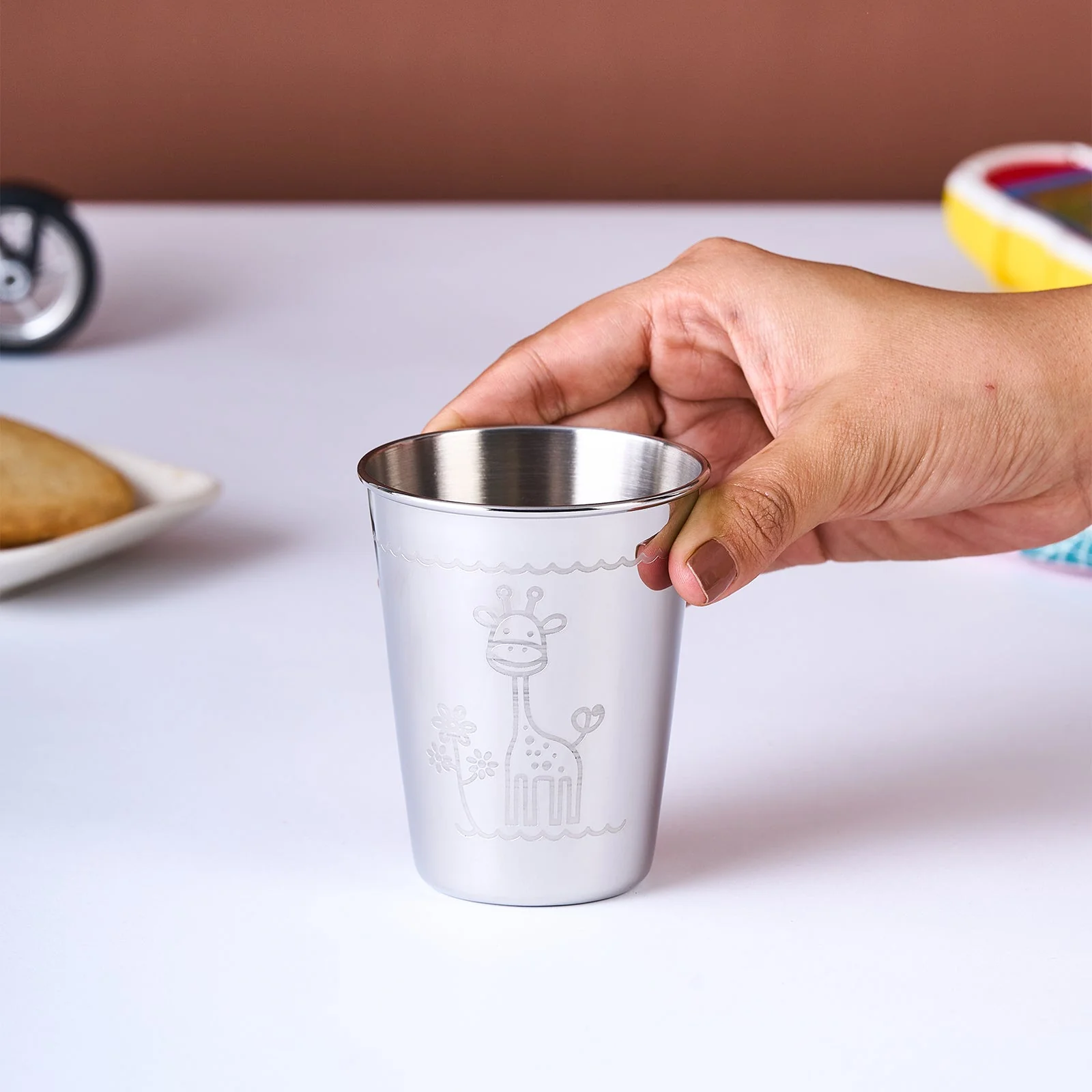 Carnival Giraffe Stainless Steel Tumbler - Image 6