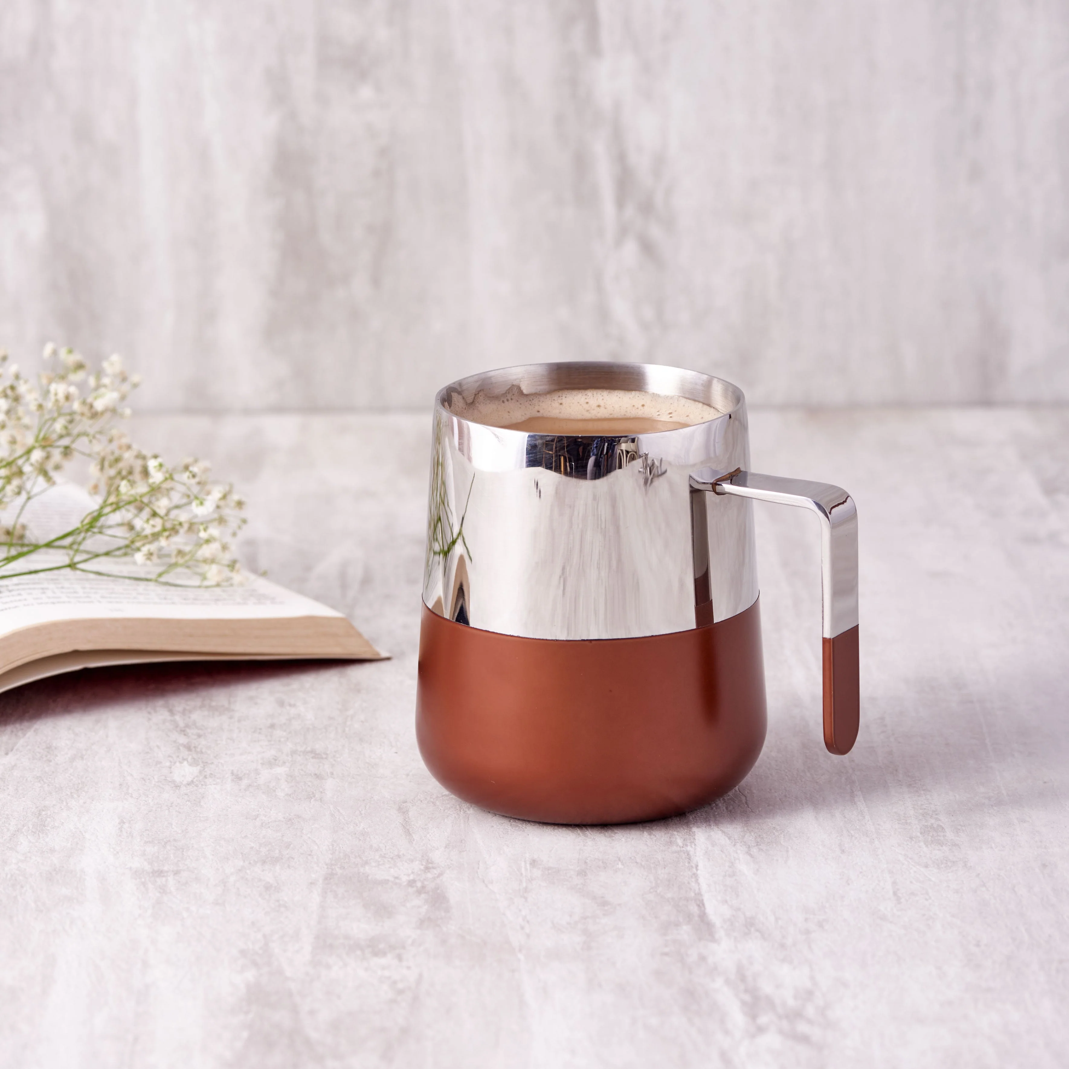 Chromology Stainless Steel Mug | Luxury Cup Set of 2 | Bronze - Image 3