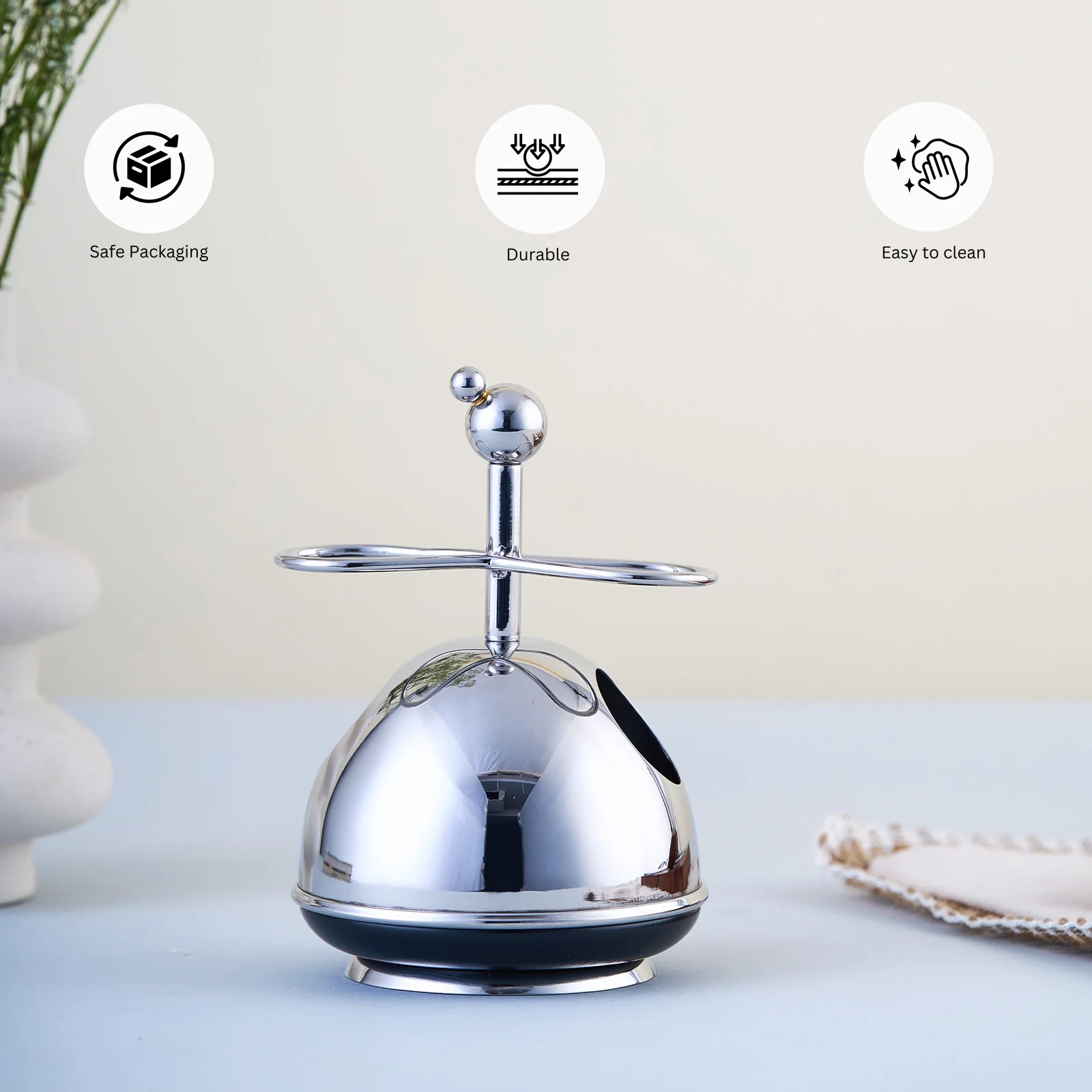 Dancing Doll Cutlery Stand | Small | Black - Image 4