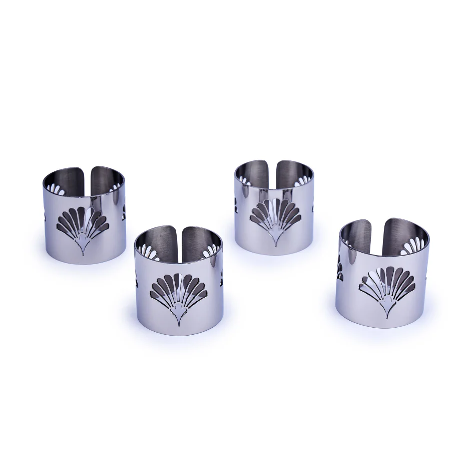 Deco Classic - Floral Napkin Rings - Image 3