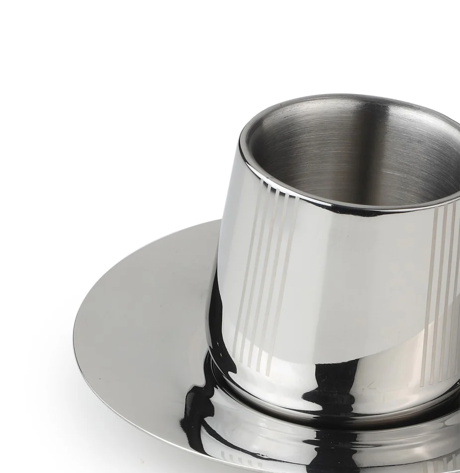 Deco Cup & Saucer | Luxury Cup Set of 2 - Image 9