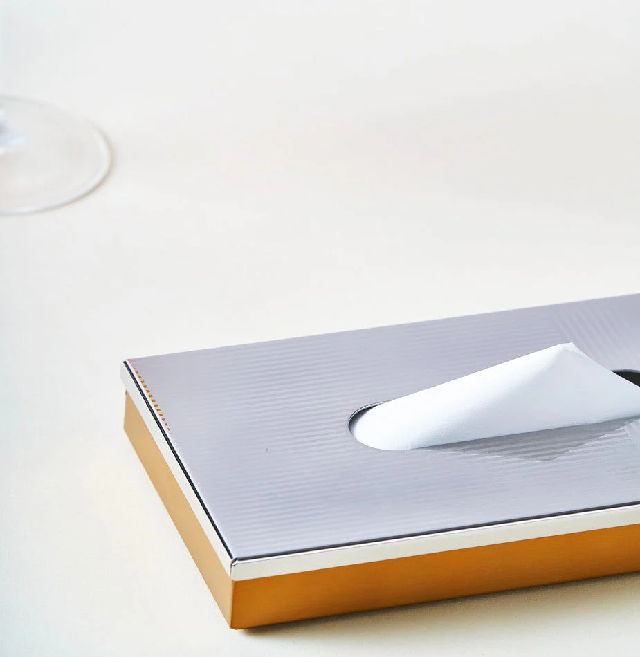 Deco Gold Premium Tissue Box – Stainless Steel - Image 4