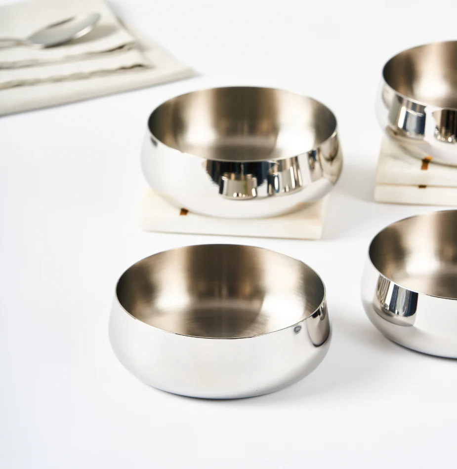 Deco Line Dahi Bhalla Luxury Katori Set | Set of 6 - Image 6