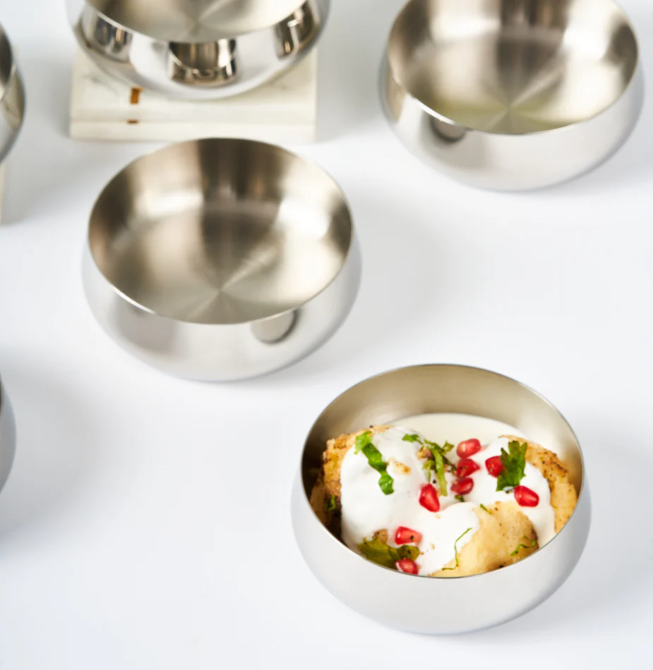 Deco Line Dahi Bhalla Luxury Katori Set | Set of 6 - Image 9