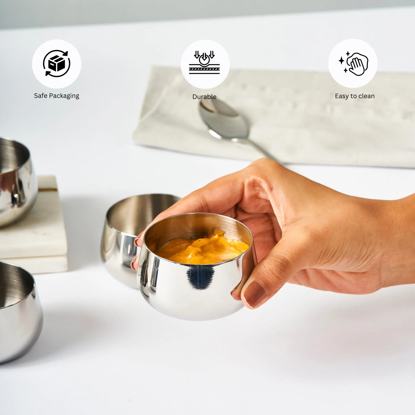 Deco Line Luxury Dinnerware Small Katori | Set of 6 - Image 4