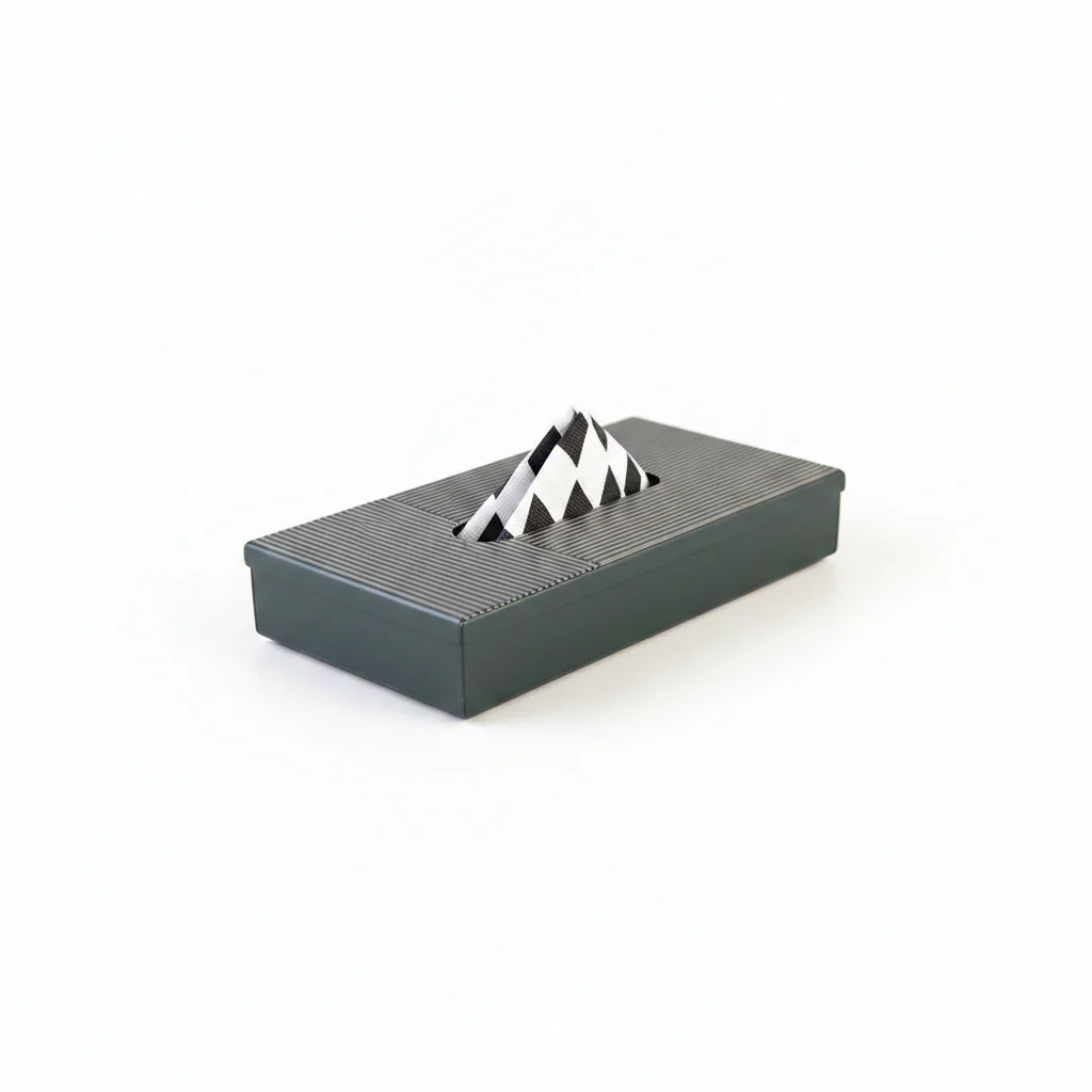 Deco Line Dark Green Premium Tissue Box - Image 3