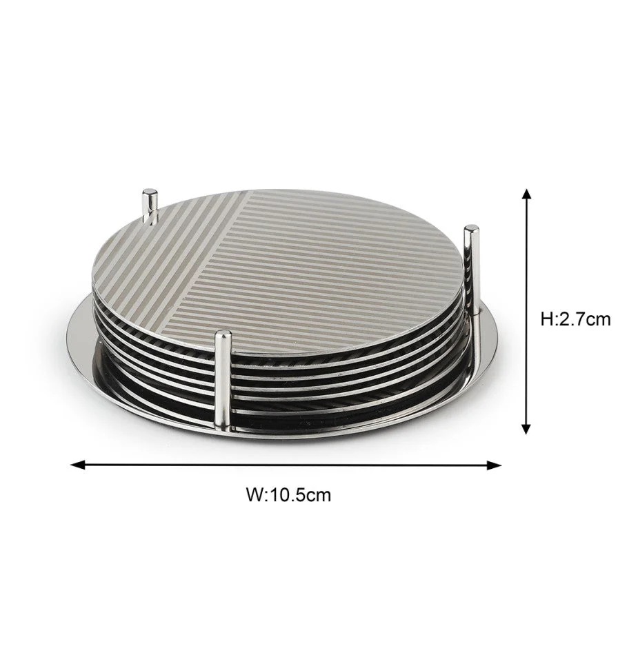 Deco Round Coaster | Set of 6 - Image 4