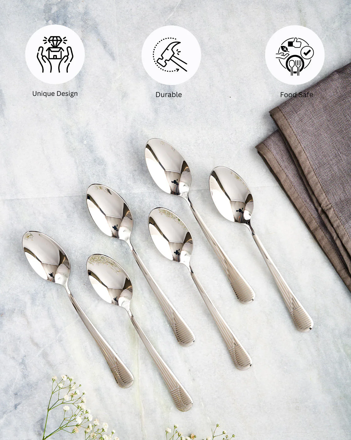 Decoline - Dinner Spoon | Set of 6 - Image 6
