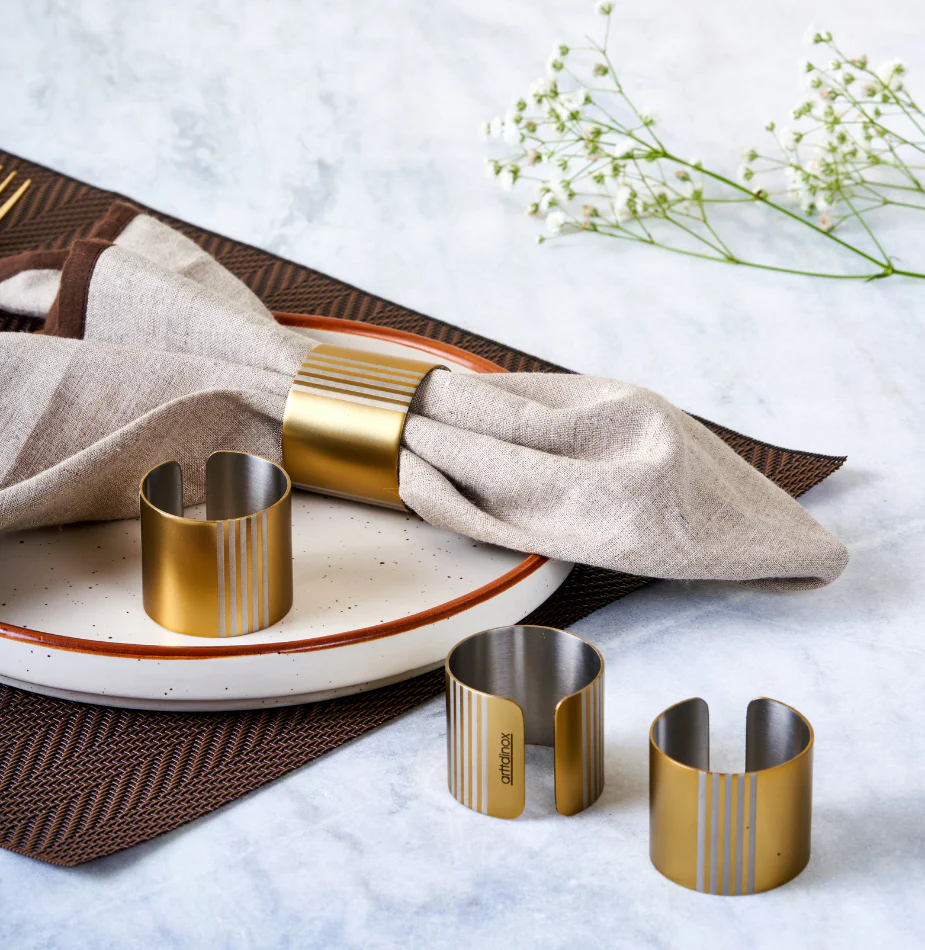 Decoline - Napkin Rings | Gold - Image 10