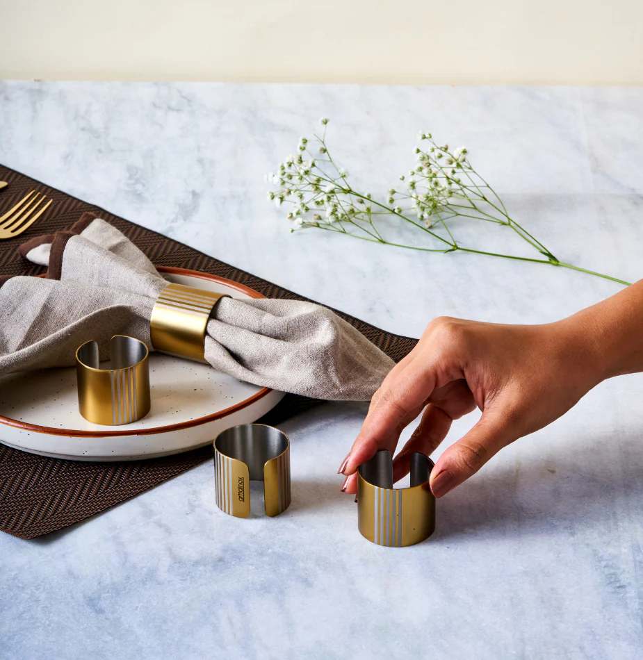 Decoline - Napkin Rings | Gold - Image 11