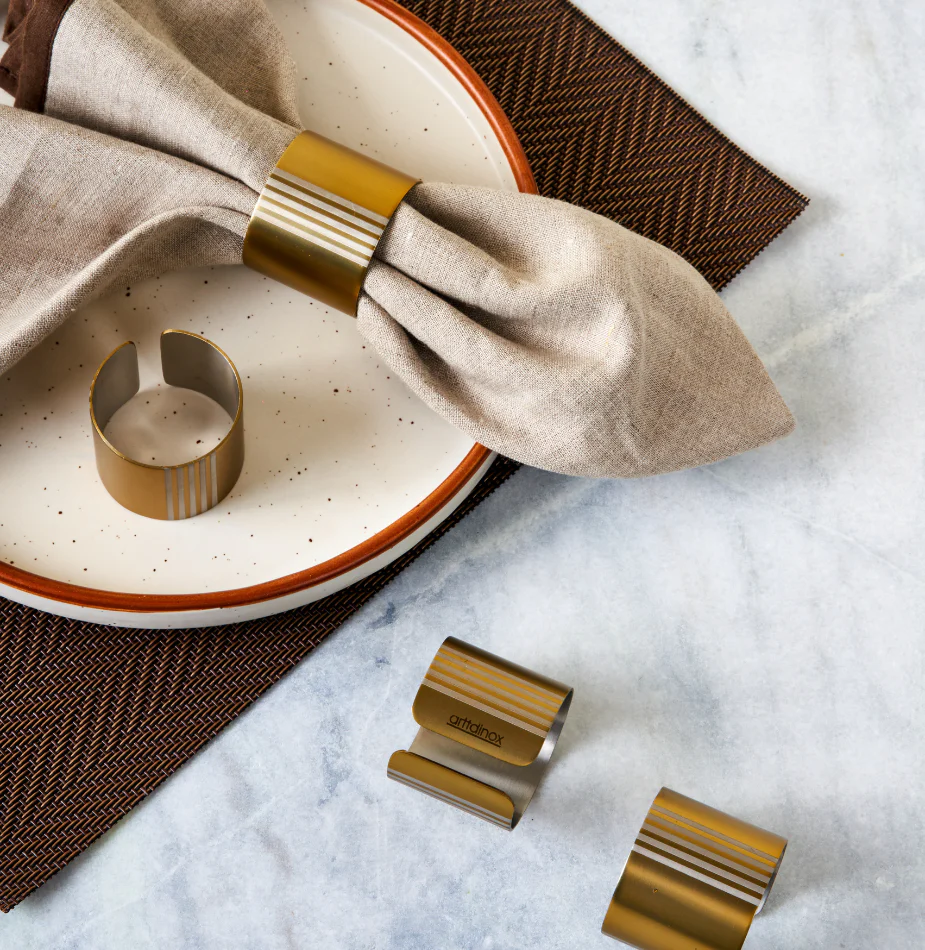 Decoline - Napkin Rings | Gold - Image 2