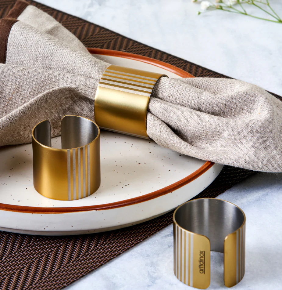 Decoline - Napkin Rings | Gold - Image 6