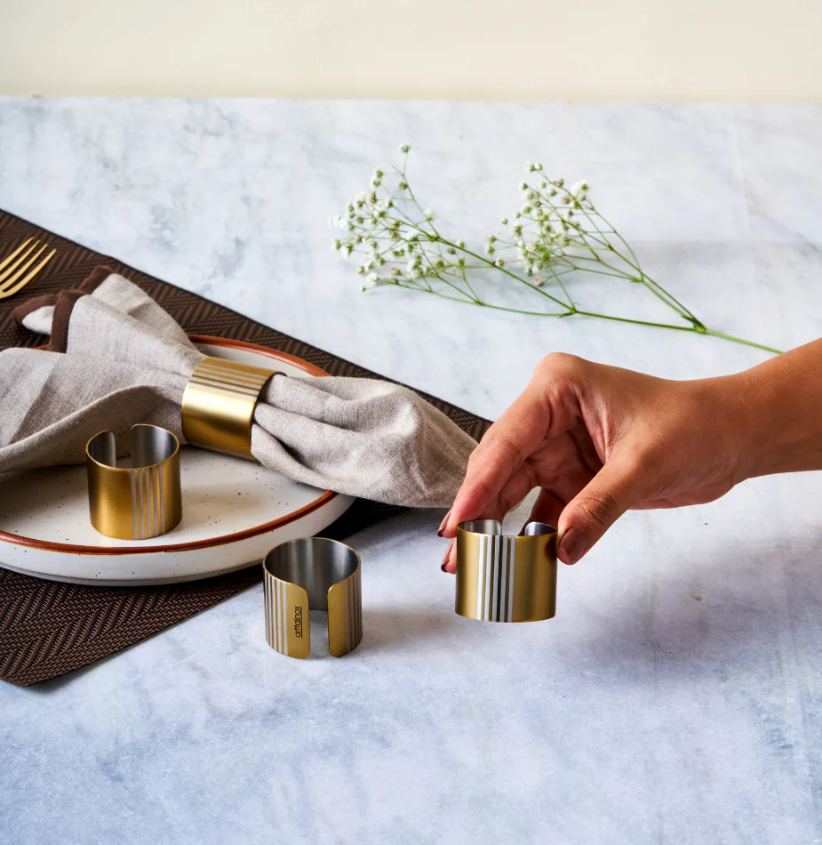 Decoline - Napkin Rings | Gold - Image 9