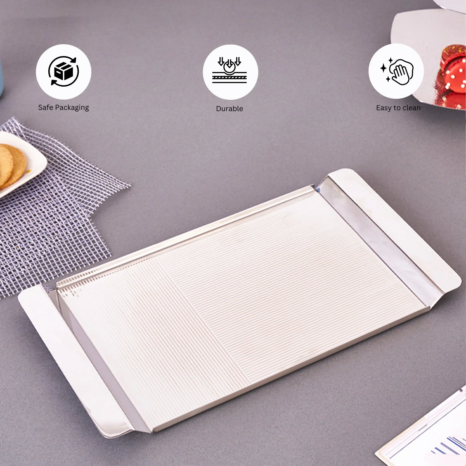 Decoline Stainless Steel Tray | Small - Image 3