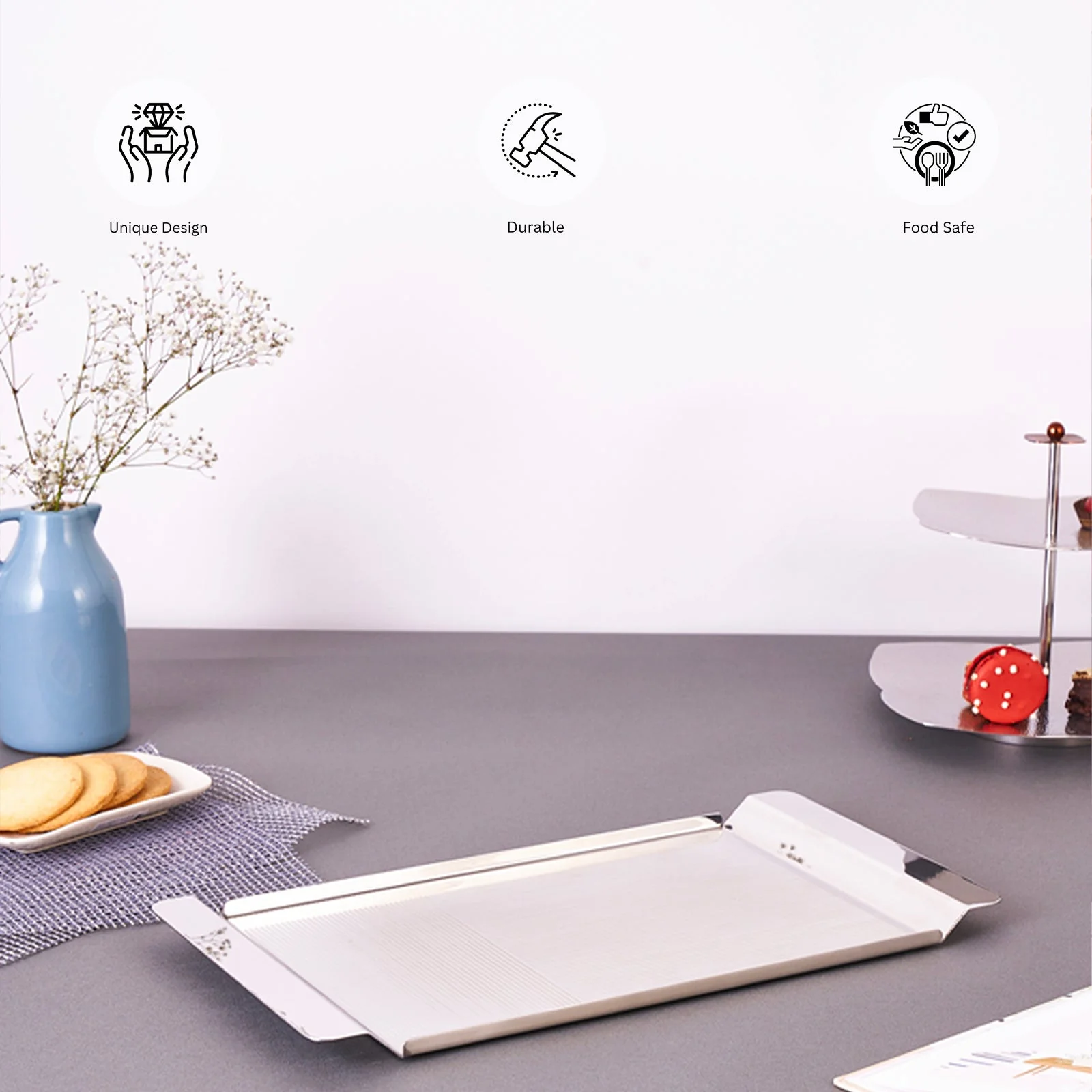 Decoline Stainless Steel Tray | Small - Image 4
