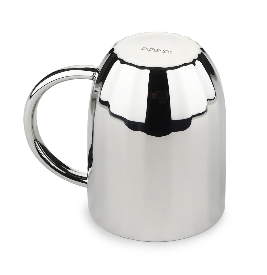 Dome Luxury Stainless Steel Coffee Mugs | Set of 2 - Image 11