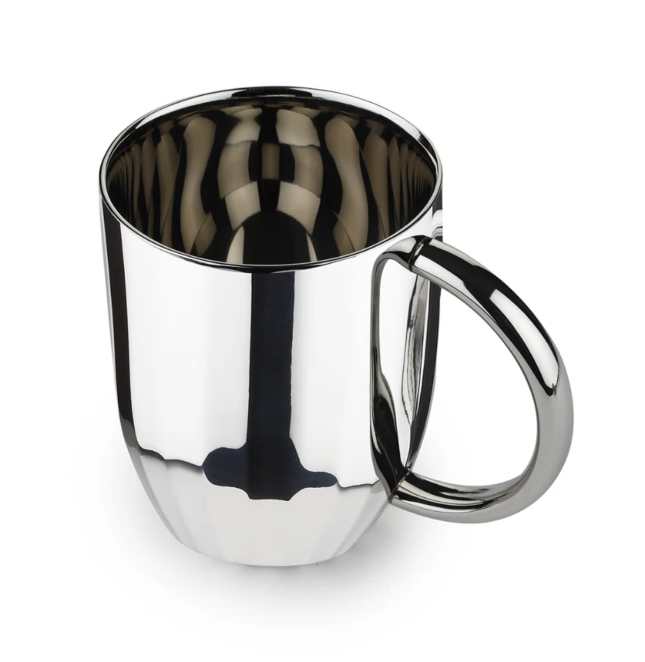 Dome Luxury Stainless Steel Coffee Mugs | Set of 2 - Image 9