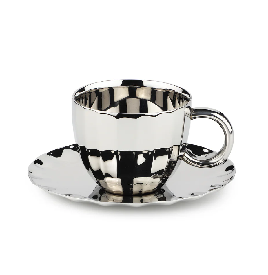 Dome Cup & Saucer | Luxury Cup Set of 2 - Image 10