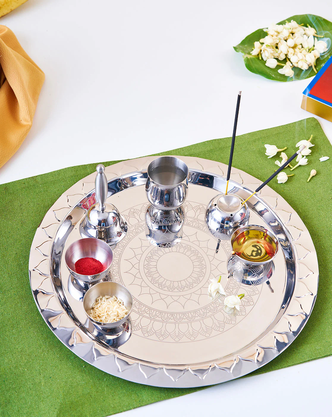 Etching Pooja Thali - Image 4