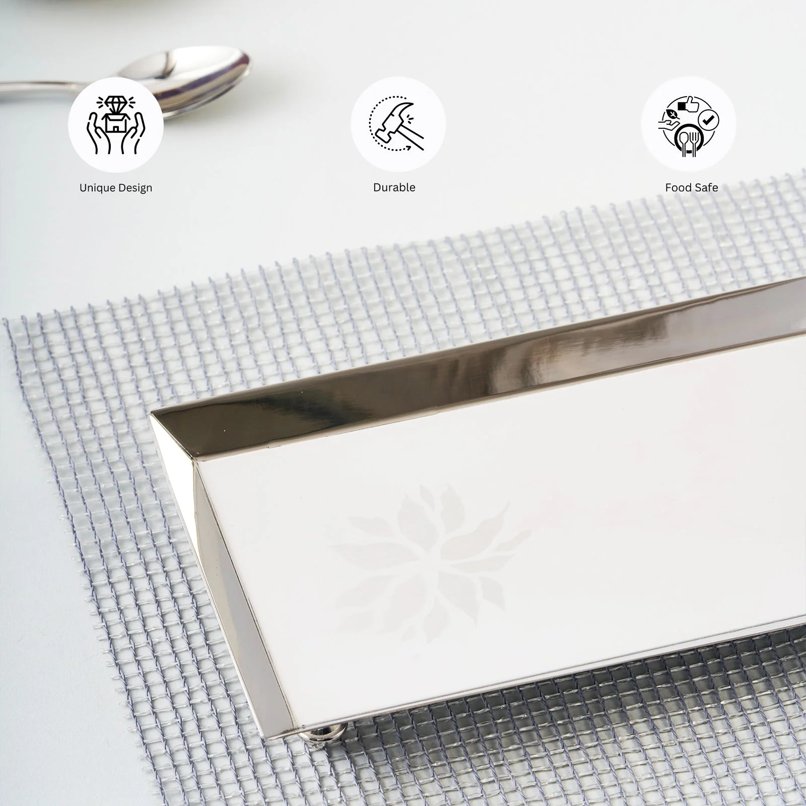 Flower Longish Platter | Large - Image 5
