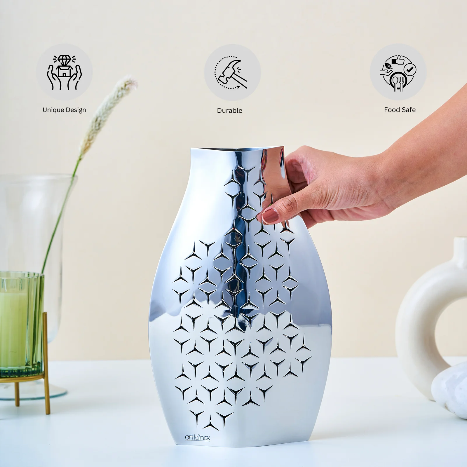 Flower Vase Trio | Home decor vases - Image 3