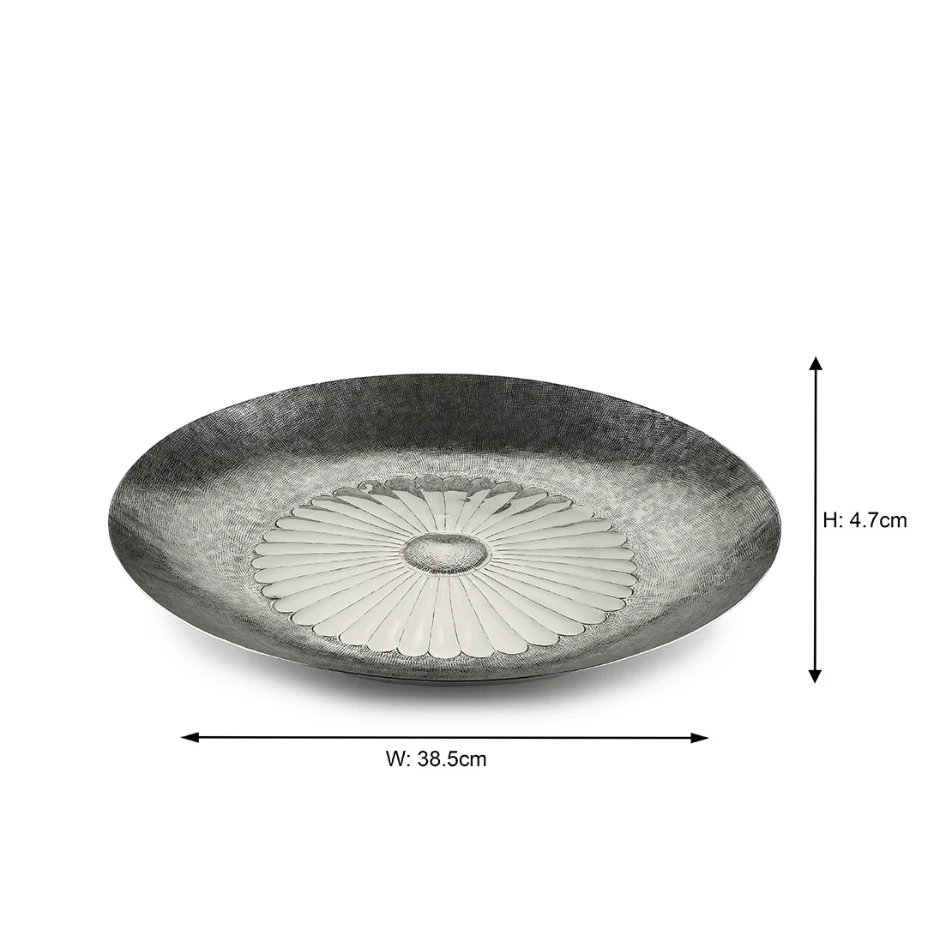 Flower Platter with Hammer Decorative | Large - Image 3
