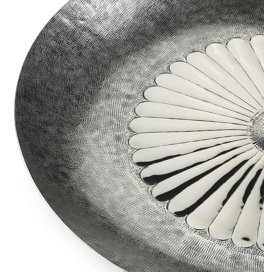 Flower Platter with Hammer Decorative | Large - Image 7
