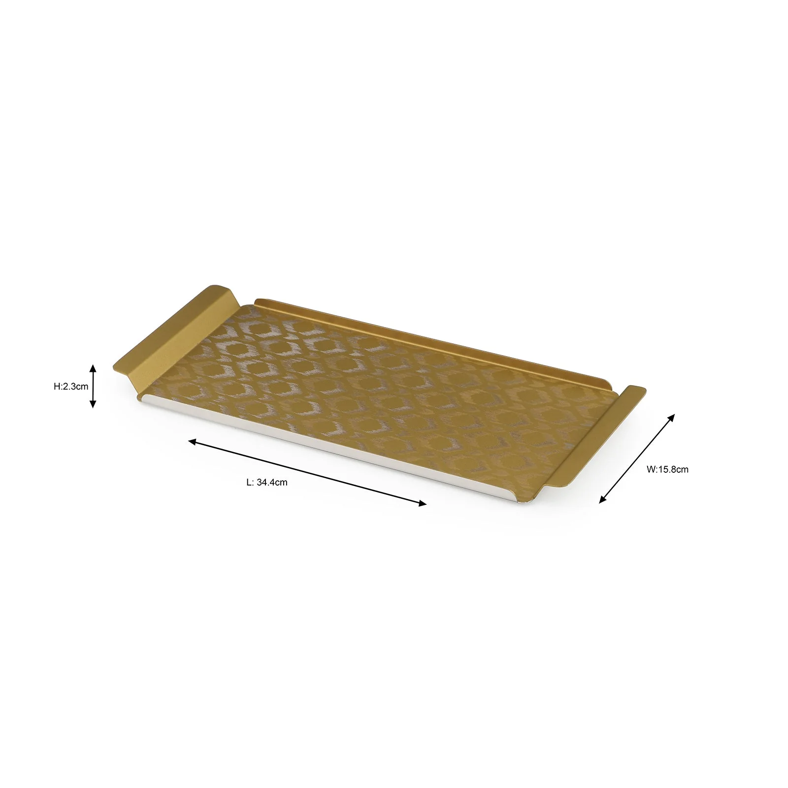 Ikat Tray | Gold - Image 8
