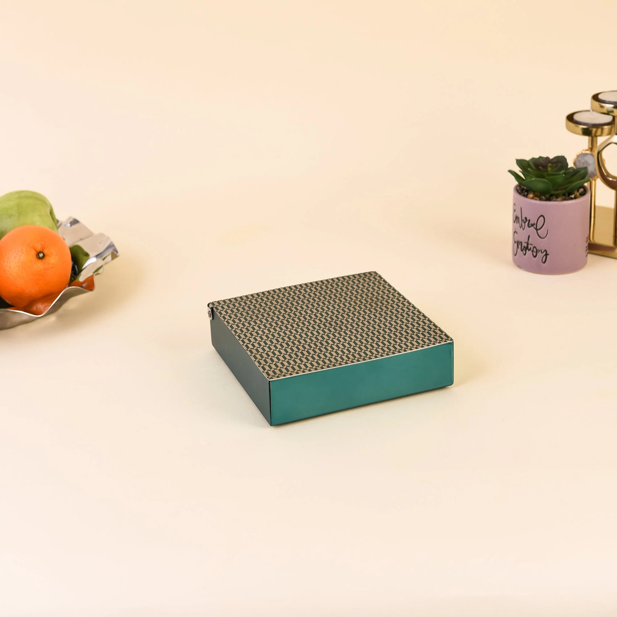  Inline Square Box S | 150X150 | Weave Green  - Image 3