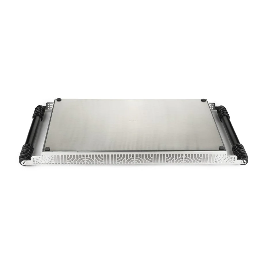 Lattice Designer Serving Tray with Wooden Handles - Image 4