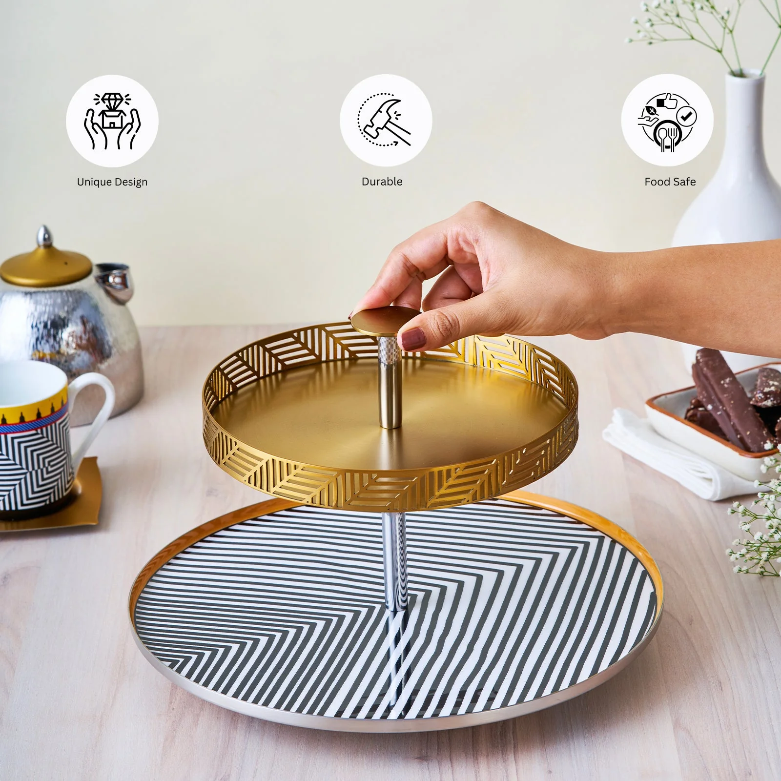 Masaai Two Tier Platter - Image 3