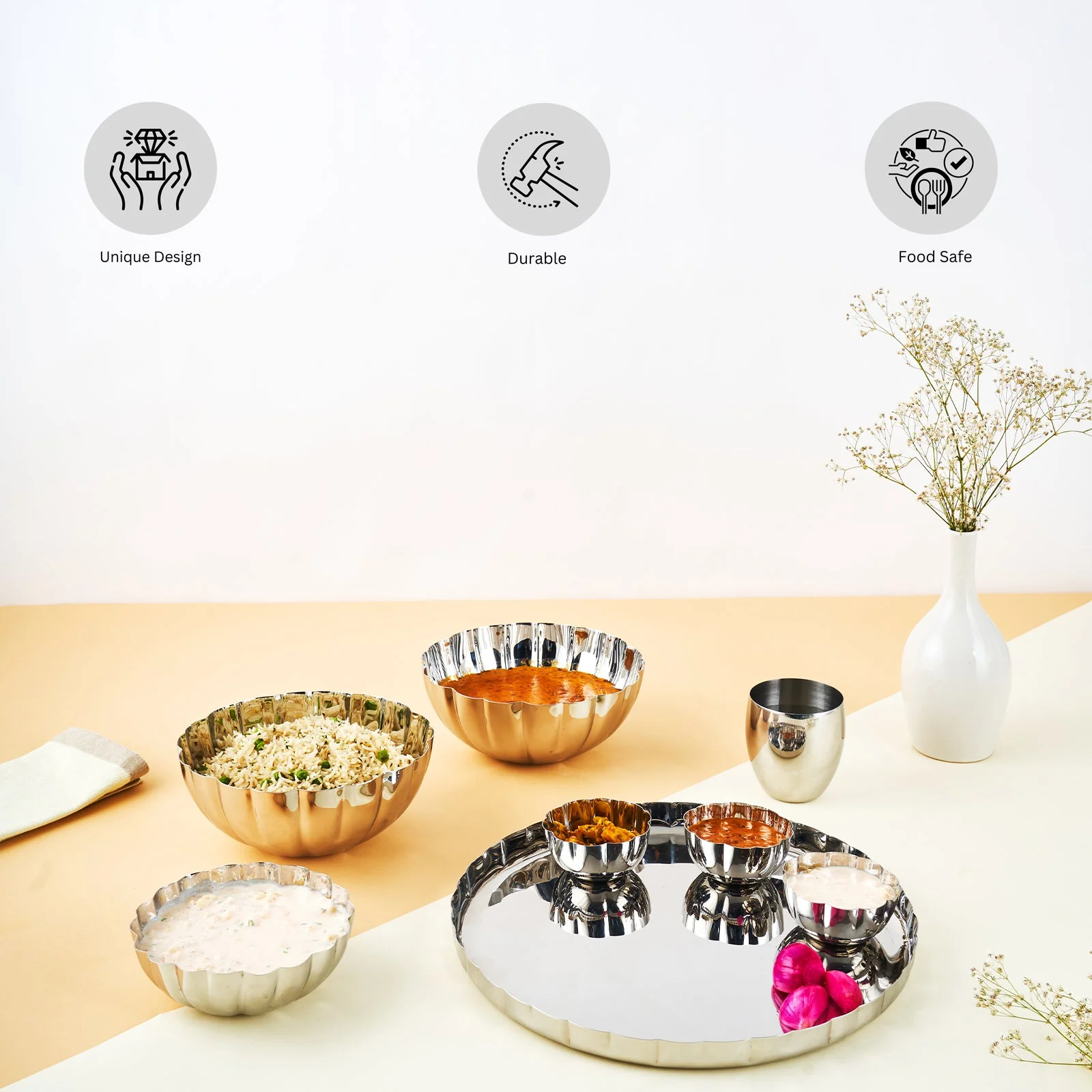 Mushroom Collection Luxury Dinner Set | Set of 33 - Image 5