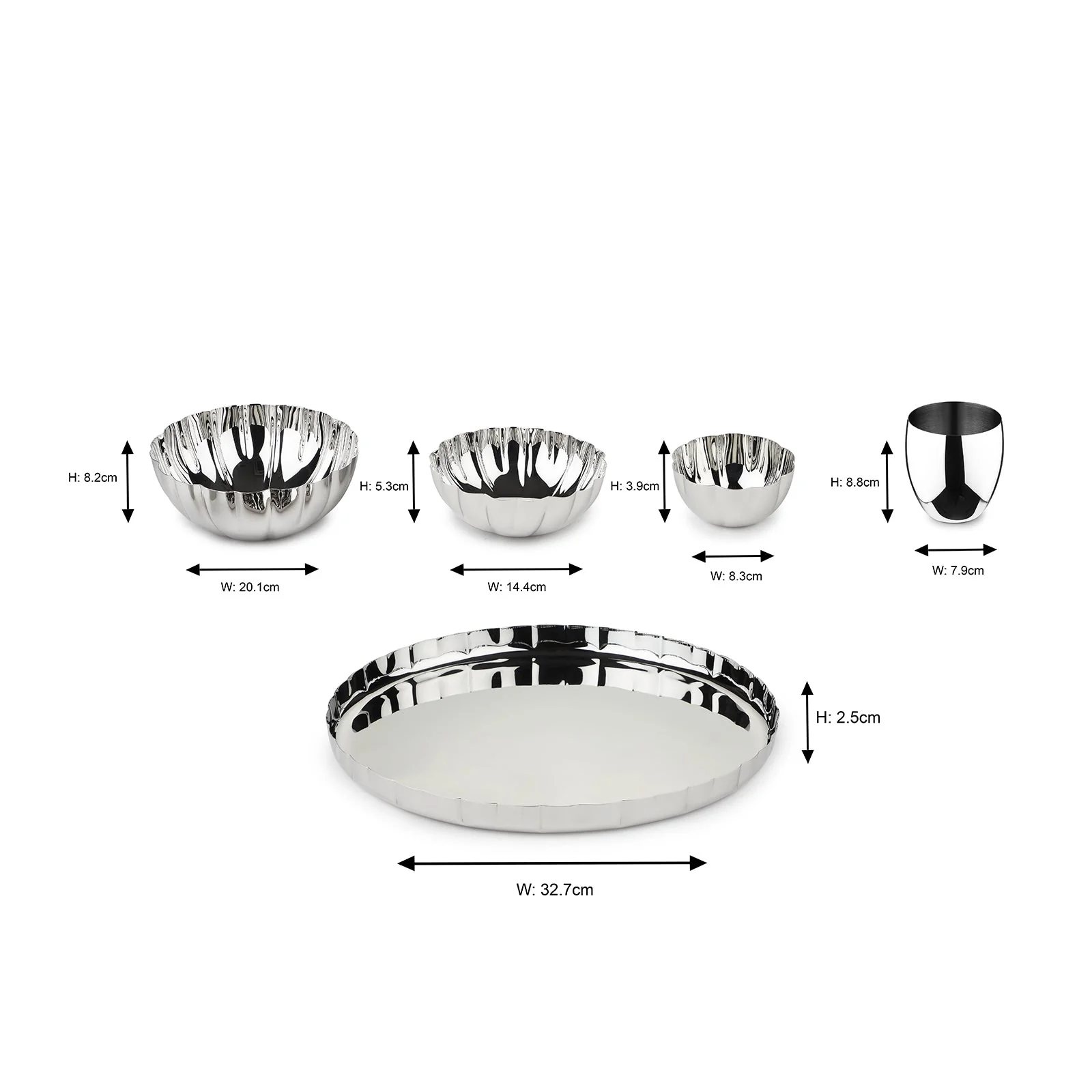 Mushroom Collection Luxury Dinner Set | Set of 33 - Image 6