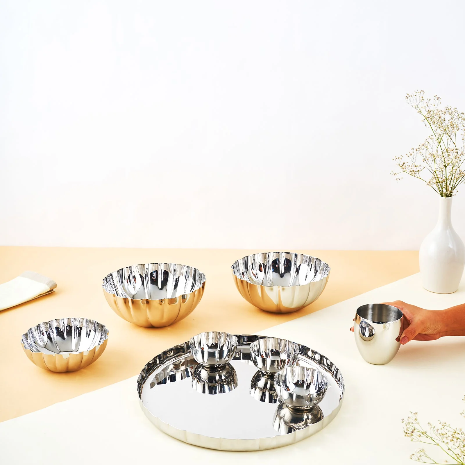Mushroom Collection Luxury Dinner Set | Set of 33 - Image 7