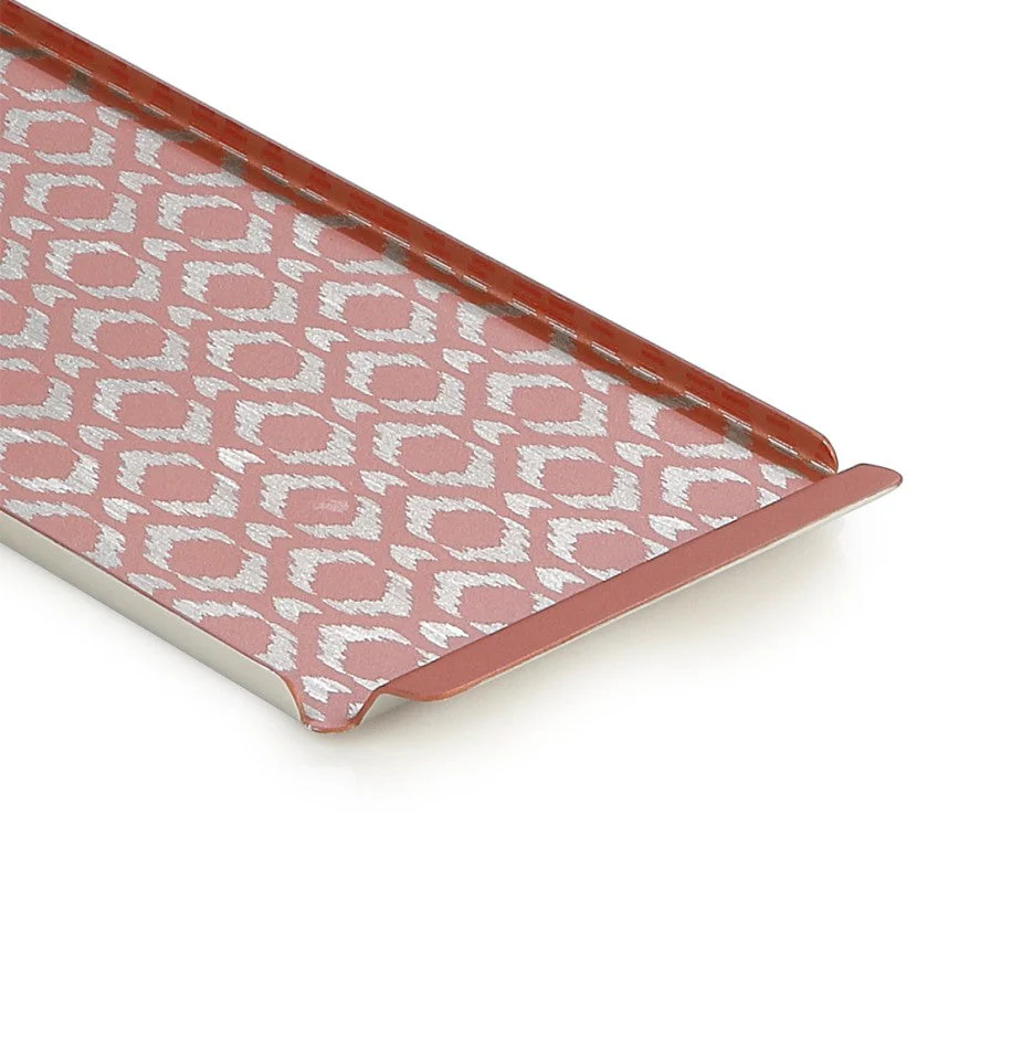 Pink Ikat Designer Serving Tray – Small & Stylish - Image 14