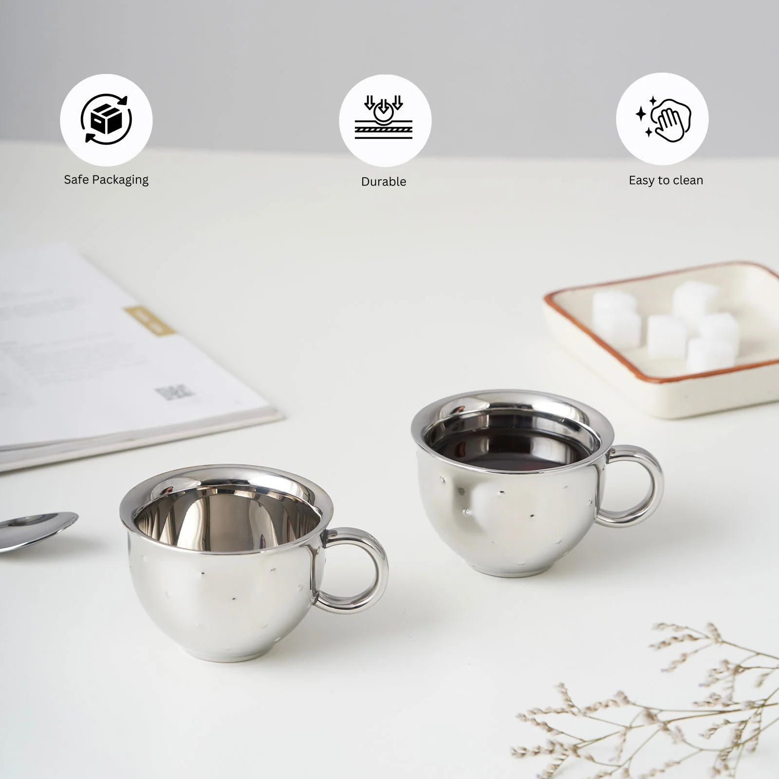 Polka Cup & Saucer | Set of 2 - Image 4