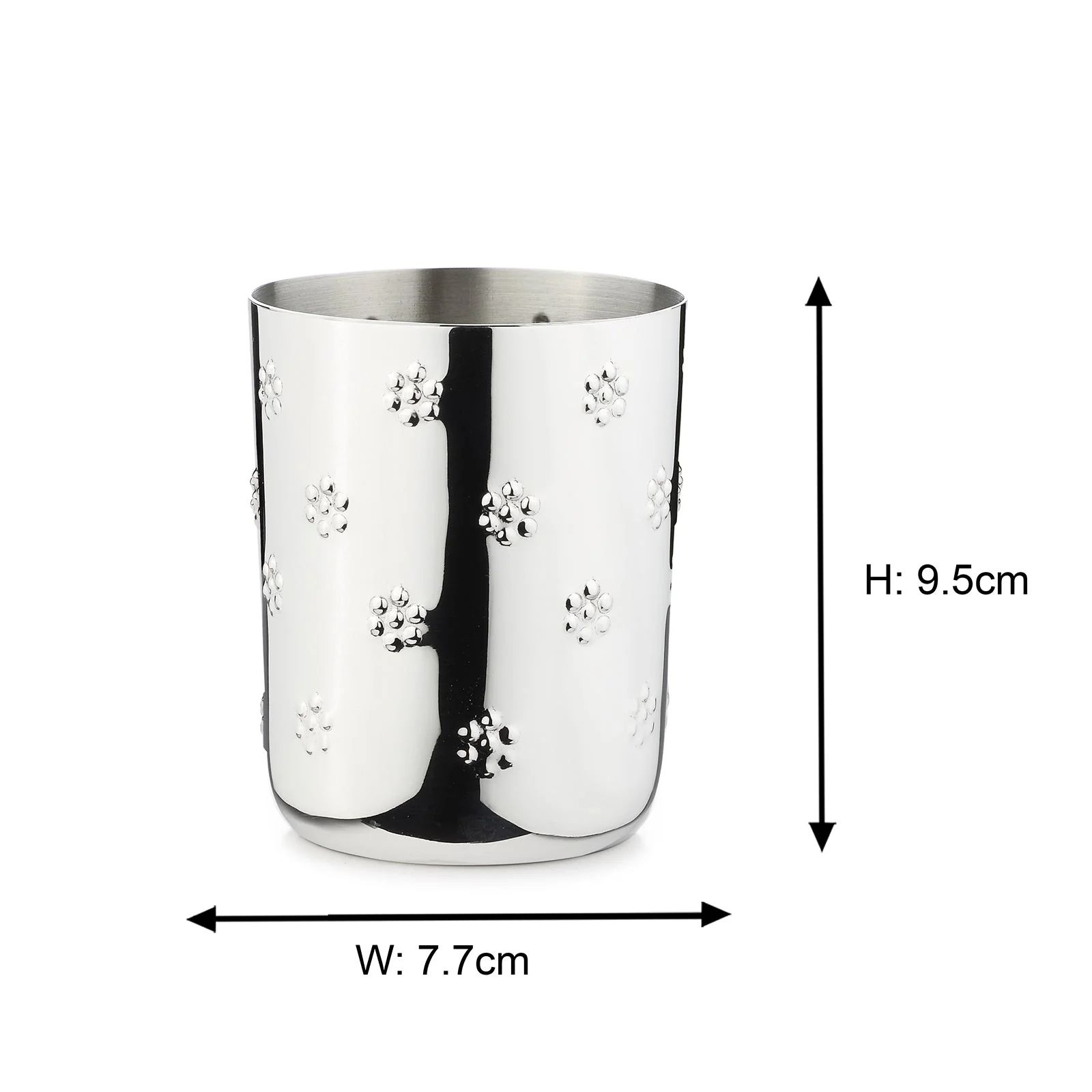 Polka Flower Stainless Steel Tumbler | Set of 6 - Image 5