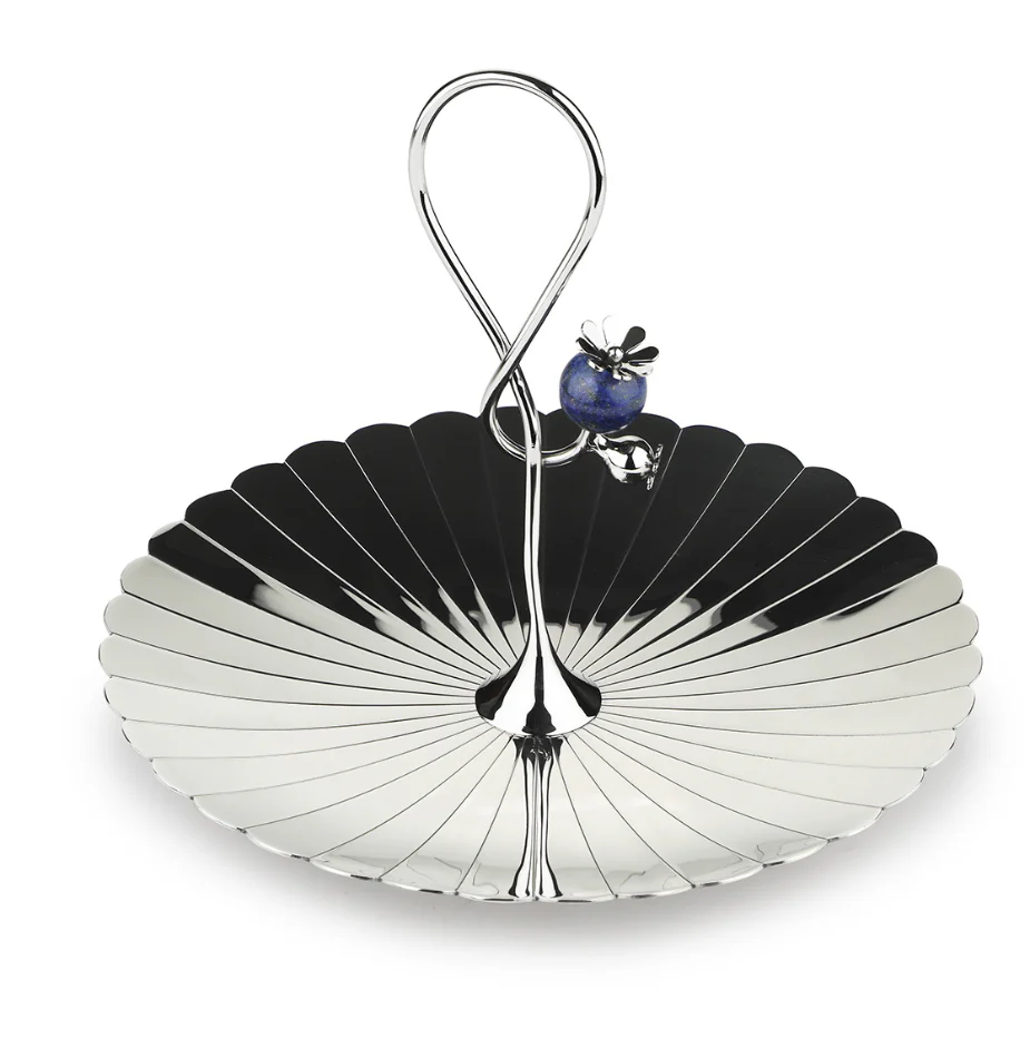 Poppy Pole Platter with Lapiz Lazuli Stone | Small - Image 11