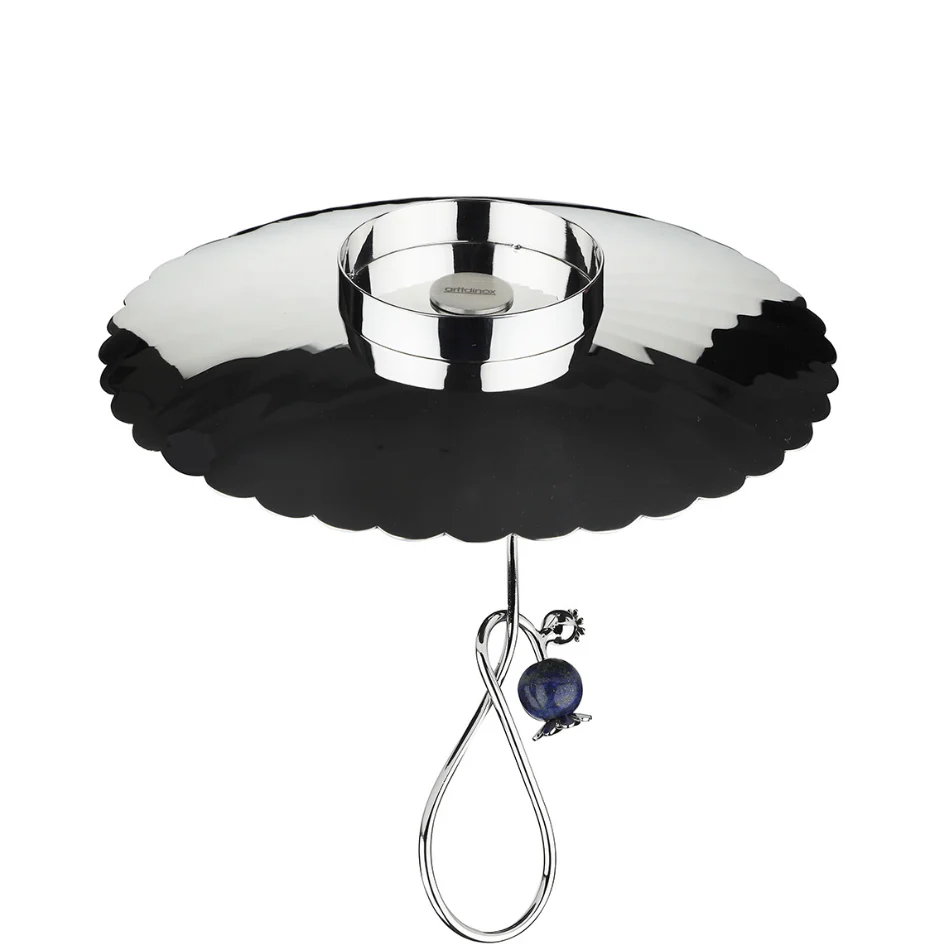 Poppy Pole Platter with Lapiz Lazuli Stone | Small - Image 12