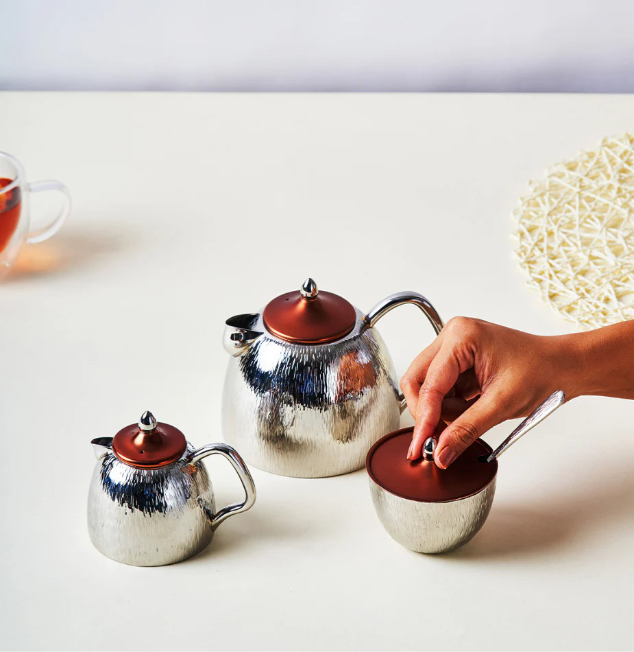 Renaissance Tea Set For Everyday | Rust - Image 7