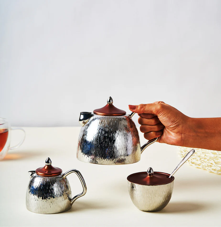 Renaissance Tea Set For Everyday | Rust - Image 8