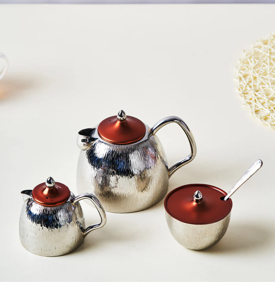 Renaissance Tea Set For Everyday | Rust - Image 9
