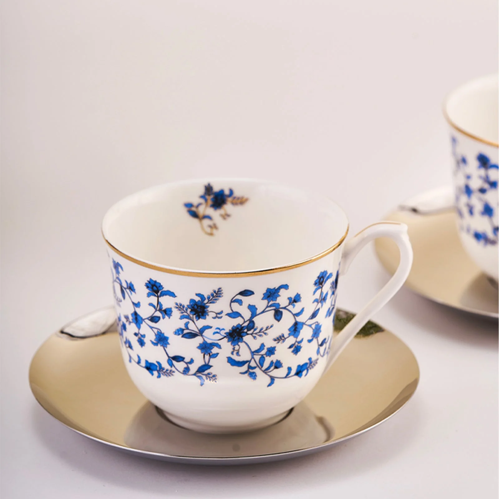 Royal Lapiz Cup and Saucer |  Set of 2 - Image 4
