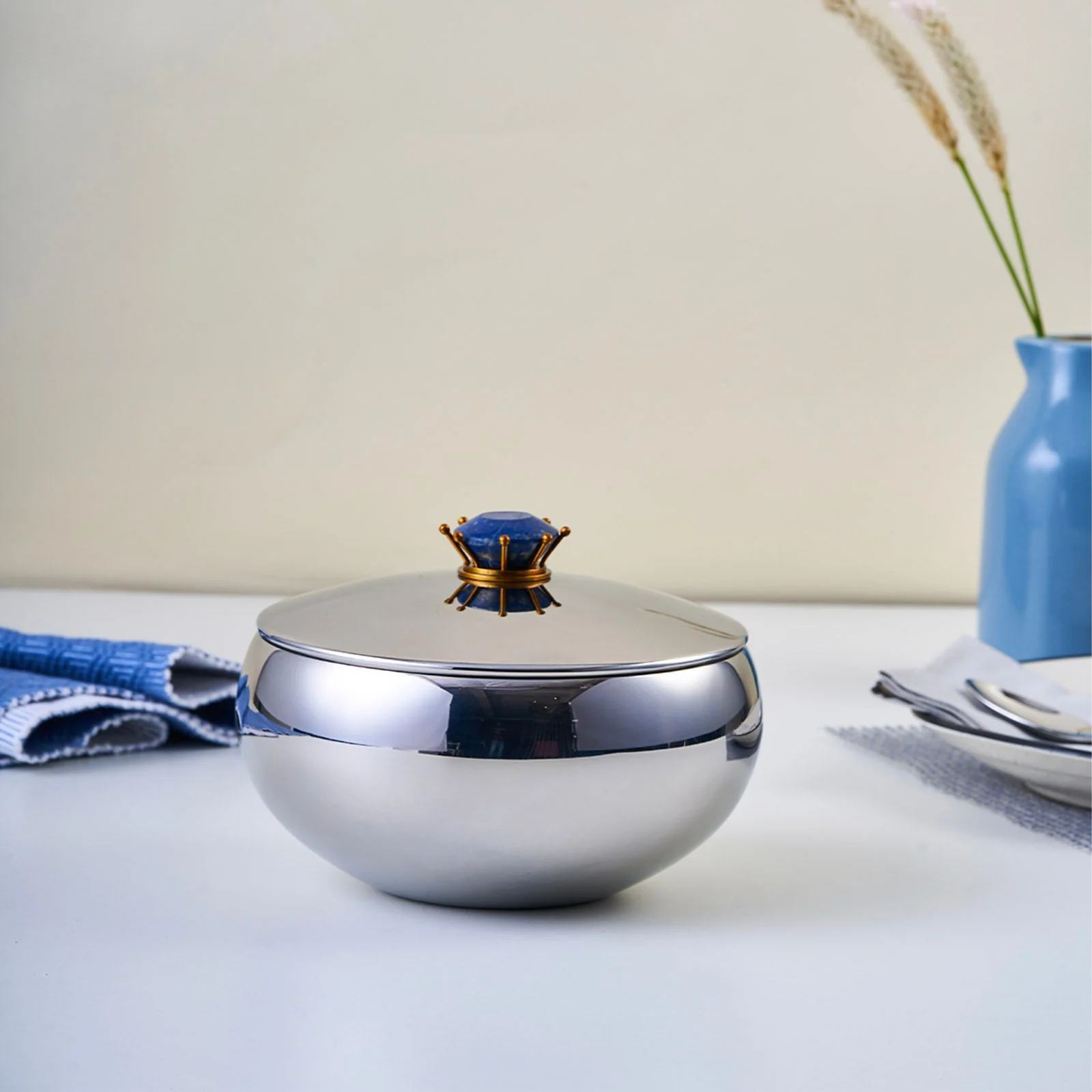 Royal Lapiz Stainless Steel Serving Bowl – Medium - Image 3