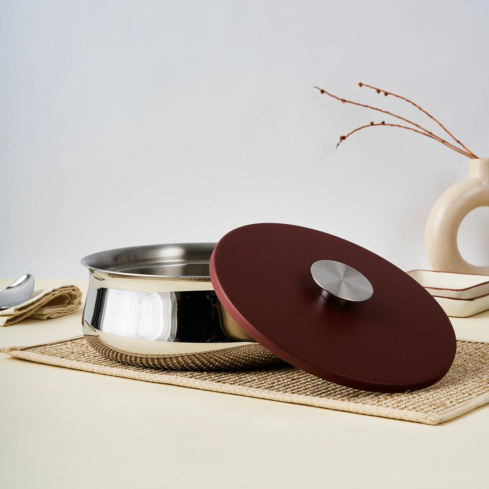 Rusty Red Doubly Dal Bowl - Image 8
